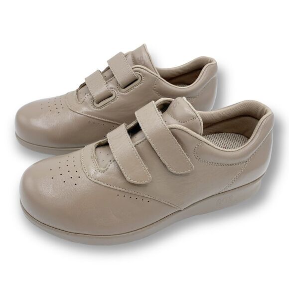 SAS Me Too Comfort Diabetic Sneakers Shoes Womens 7.5 Wide Wide Coffee - Picture 3 of 11